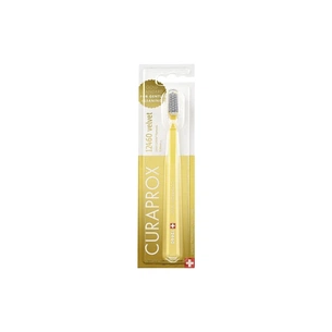 Зубна щітка Curaprox 12460 Velvet Ультрам'яка Жовта із сірим (CS 12460-13) зображення 1