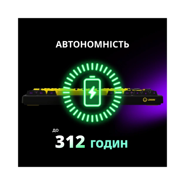 Клавіатура Lorgar KBP7075W Pro RGB Wireless/Bluetooth/USB UA Beige (LRG-KBP7075W-RT-US) - picture 12