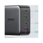 Зарядний пристрій Ugreen 4xUSB 100W (3xUSB-C+USB-A) Gan Tech Fast GAN Charger black CD226 (40747) - уменьшенное изображение 3