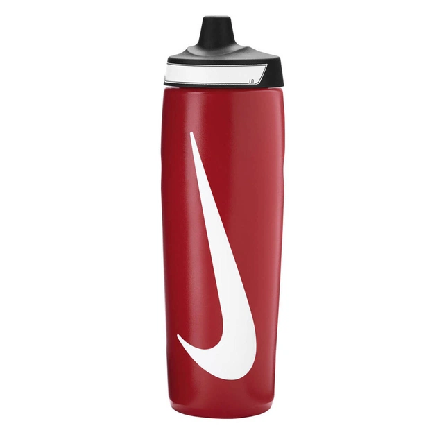 Бутылка для воды Nike Refuel Bottle 24 OZ червоний, чорний, білий 709 мл N.100.7666.692.24 (887791744975) - изображение 1