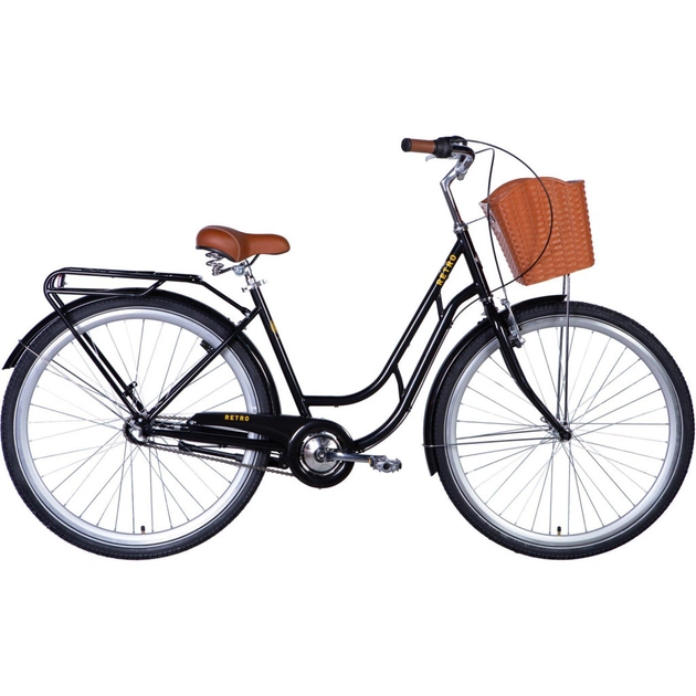 Велосипед Dorozhnik Retro планет. 28" 19" ST 2024 Чорний (OPS-D-28-385) - изображение 1