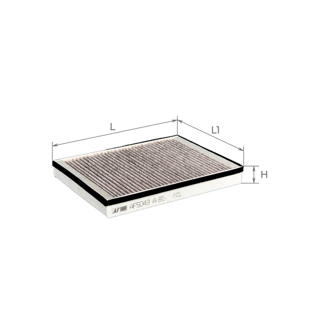 Фільтр салону ALPHA FILTER AF5043a - зображення 1