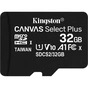 Карта пам'яті Kingston 32GB micSDHC class 10 Canvas Select Plus 100R A1 (SDCS2/32GB) - зменшене зображення 2