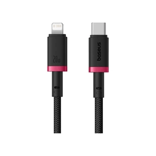 Дата кабель USB-C to Lightning 2.0m 20W red+black Baseus (P10377800U01-03) изображение 1