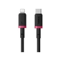 Дата кабель USB-C to Lightning 2.0m 20W red+black Baseus (P10377800U01-03) - уменьшенное изображение 1