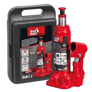 Домкрат GTM гідравлічний 2т (181-З45 мм) кейс (Т90204S) зображення 1