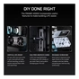 Корпус для ПК Corsair FRAME 4500X LX-R RGB Tempered Glass Black (CC-9011316-WW) - зменшене зображення 11