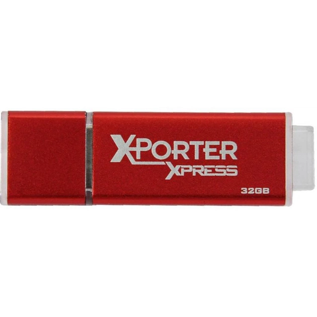 USB флеш накопичувач Patriot 32GB Xporter Xpress Red Aluminium USB 2.0 (PSF32GXPXUSB) - зображення 1