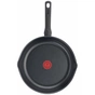 Сковорода Tefal Day by Day 28 см, з кришкою, алюміній, бакеліт, скло, чорний (B5580623UA) - зменшене зображення 5