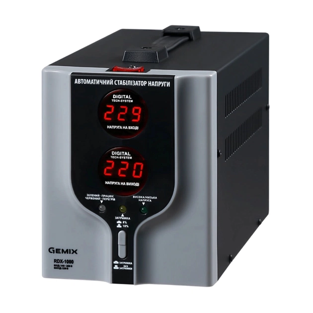 Стабілізатор Gemix RDX-1000 - picture 1