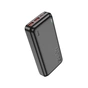 Батарея універсальна HOCO 20000mAh, 22.5W, Black (J101A / 45365) - зменшене зображення 1