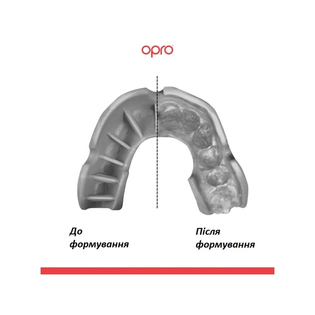 Капа Opro Silver доросла (вік 11+) Clear (art.102502006) (Silver_Clear) - picture 3
