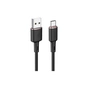 Дата кабель USB 2.0 AM to USB-C 1.2m 3A silicon black Acefast (6974316280767) - уменьшенное изображение 1