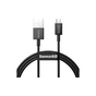 Дата кабель USB 2.0 AM to Micro 5P 1.0m 2A black Baseus (CAMYS-01) - зменшене зображення 1