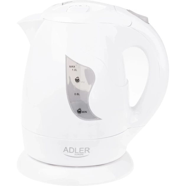 Електрочайник Adler AD 08 white - зображення 1