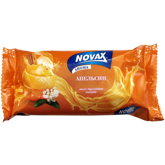 Тверде мило Novax Aroma Апельсин 140 г (4820195509517) - зображення 1