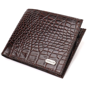 Портмоне Canpellini З натуральної шкіри Коричневе (21777) зображення 1