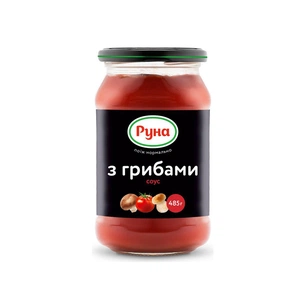 Соус Руна З грибами 485 г (4820015944641) зображення 1