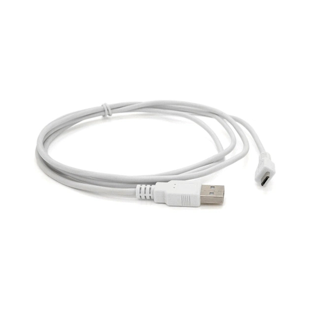 Дата кабель USB 2.0 AM to Micro 5P 1.5m white Voltronic (YT-AM/Mc-1.5Wt/20128) - зображення 1