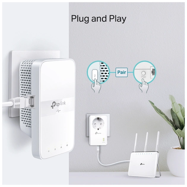 Адаптер Powerline TP-Link TL-WPA7617KIT - picture 4