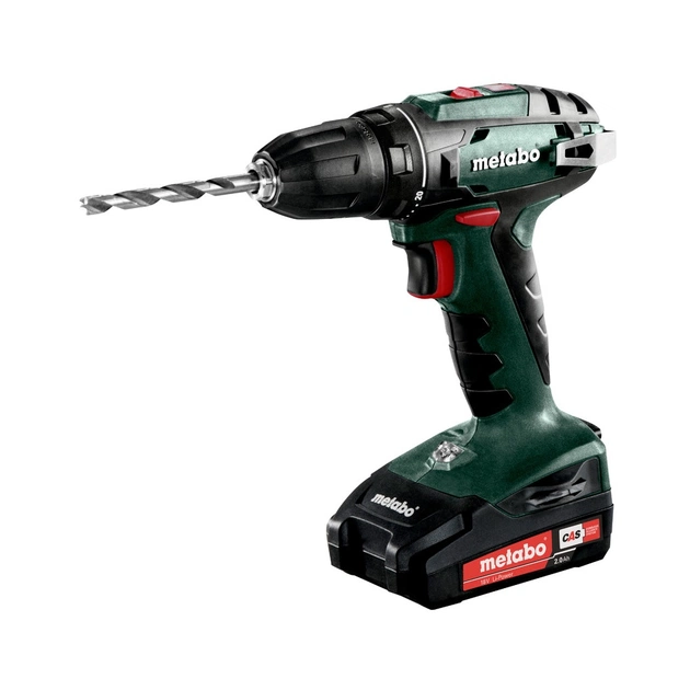 Шуруповерт Metabo Metabo BS, 18 Вт, 2х2Аг, кейс (602207560) - изображение 1