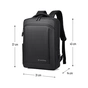 Рюкзак для ноутбука ColorWay Practical 17.3" Black (CW-BPP173-BK) - зменшене зображення 2
