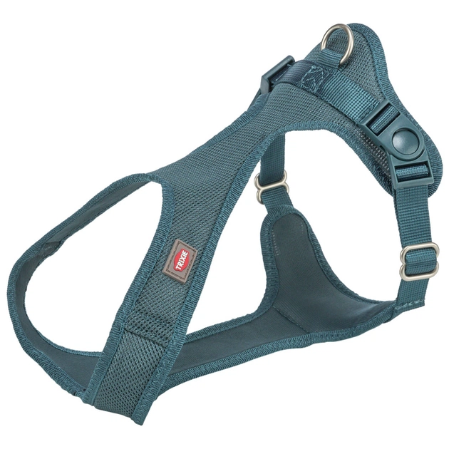 Шлей для собак Trixie Comfort Мягкая S-M 35-60 см 20 мм Сине-зеленая (4053032679177) - изображение 1