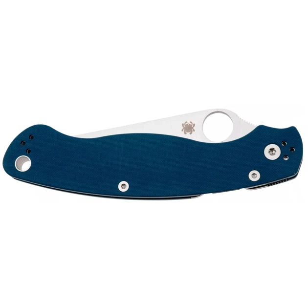 Ніж Spyderco Military 2 CPM SPY27 G-10 Cobalt Blue (C36GPCBL2) - picture 3