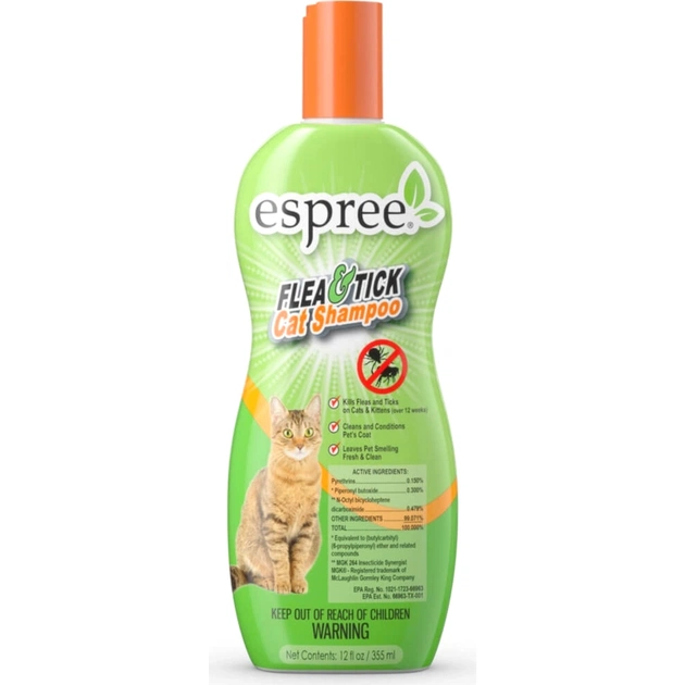 Шампунь для животных Espree Flea&Tick Cat 355 мл (0748060028908) - изображение 1