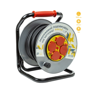 Мережевий подовжувач PowerPlant JY-20022/25, 25м (EX610525) зображення 1