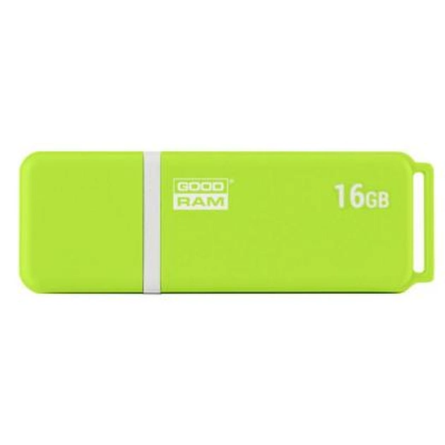 USB флеш накопичувач Goodram 16GB UMO2 Green USB 2.0 (UMO2-0160G0R11) - изображение 1