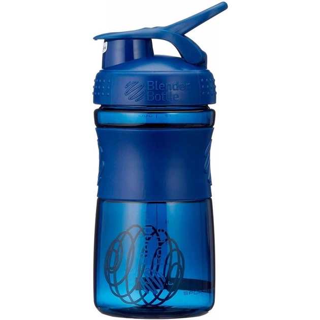 Шейкер спортивний BlenderBottle SportMixer 590ml Navy ORIGINAL (SM 20oz Navy) - picture 4