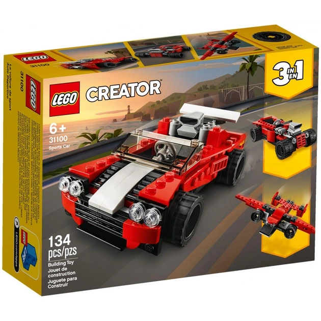 Конструктор LEGO Creator Спортивний автомобіль 134 деталі (31100) - изображение 1