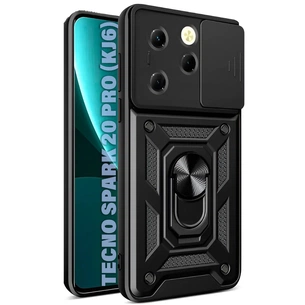 Чохол до мобільного телефона BeCover Military Tecno Spark 20 Pro (KJ6) Black (711022) зображення 1
