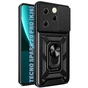 Чохол до мобільного телефона BeCover Military Tecno Spark 20 Pro (KJ6) Black (711022) - зменшене зображення 1