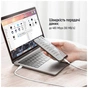 Дата кабель USB-C to USB-C 1.0m (PD Fast Charging 240W) 5А white ColorWay (CW-CBPDCC065-WT) - уменьшенное изображение 10