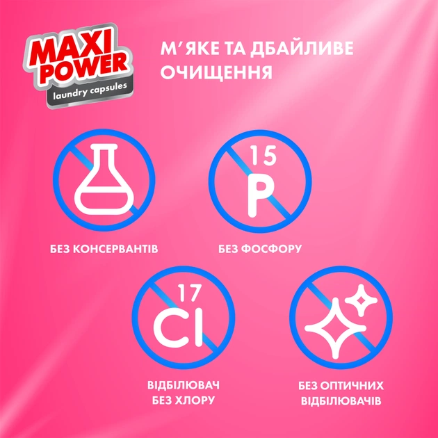 Капсули для прання Maxi Power Flower Wind 11 шт. (4823098414988) - picture 5
