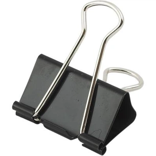 Біндер металевий Buromax 41мм, 12шт, black (BM.5302) зображення 1