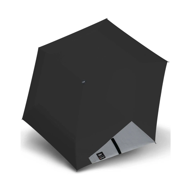 Зонт Knirps Mini Duomatic Reflective Black автомат складана (Kn95-8100-7156) - изображение 1