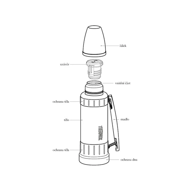 Термос Thermos TH 2520 Work 1,2 л сірий (5010576926128) - picture 10