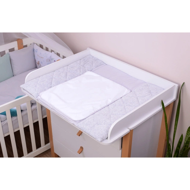 Пеленальний матрацик Верес Velour Grey melange 72х80 см (429.3) - picture 3