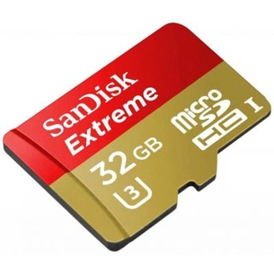 Карта пам'яті SanDisk 32GB microSDHC Class 10 UHS-I U3 (SDSDQXN-032G-G46A) зображення 1