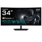 Монітор GIGABYTE G34WQC2 EK - зменшене зображення 1