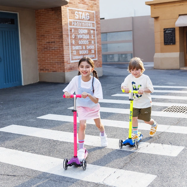 Самокат Micro Maxi Deluxe Neon LED" Ультра рожевий" (MMD233) - изображение 9