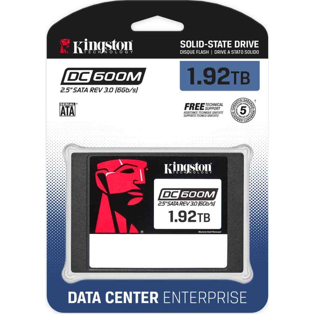 Накопичувач SSD 2.5" 1.92TB Kingston (SEDC600ME/1920G) - зображення 3