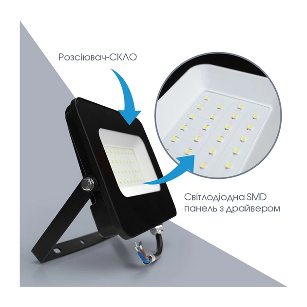 Прожектор ELM Matrix M- 10- 41 6500 (26-0056.) - picture 3