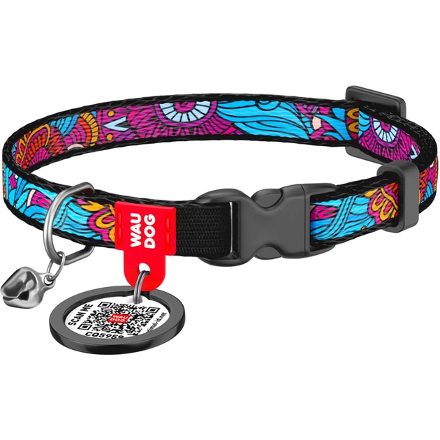 Нашийник для тварин WAUDOG Літо з QR паспортом XS 20-30 см (5267) - picture 1