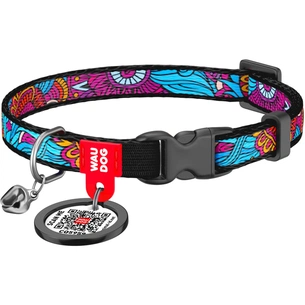 Нашийник для тварин WAUDOG Літо з QR паспортом XS 20-30 см (5267) изображение 1