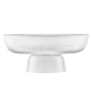 Фруктовниця Ardesto Iceberg 26х11см, скло, прозора (AR5043) picture 1