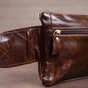 Сумка Vintage Поясна чоловіча Коричнева (14815) - зменшене зображення 7